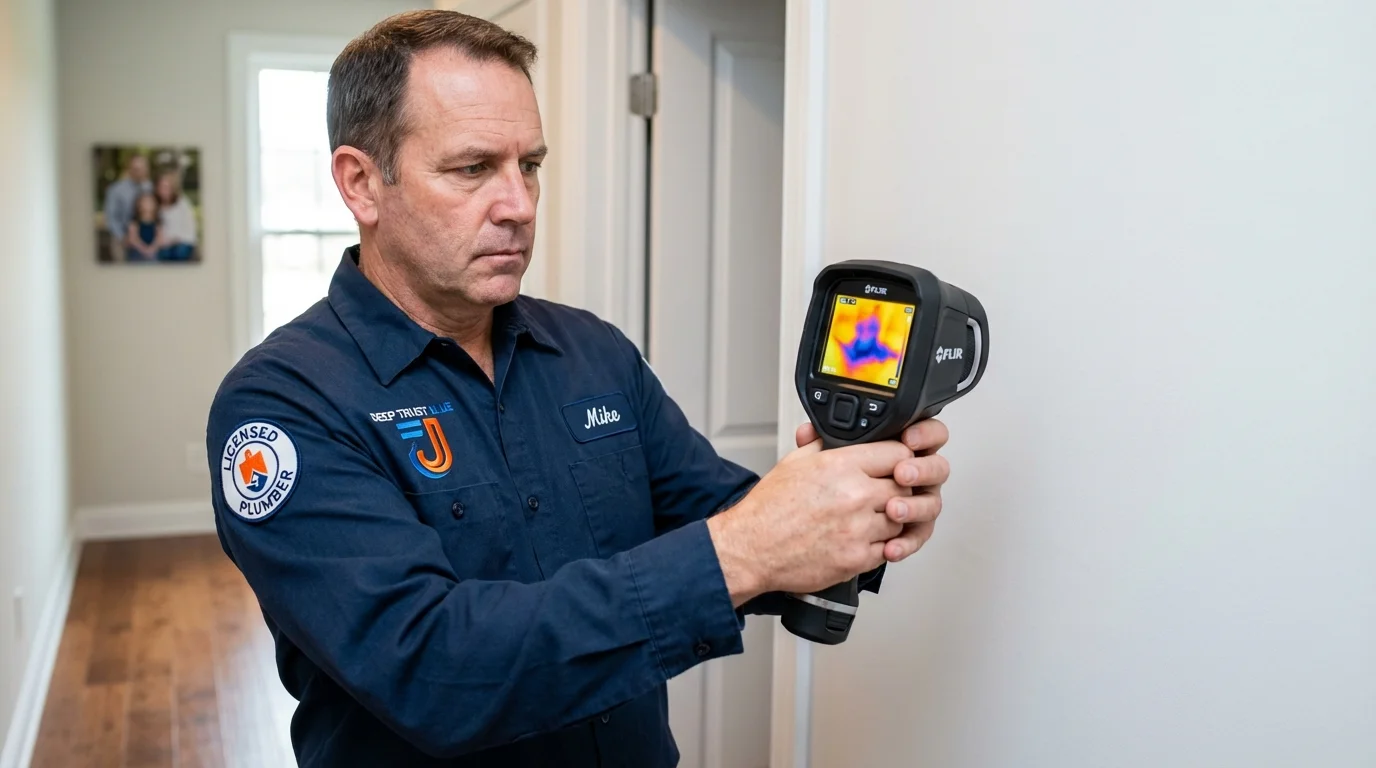 Thermal imaging leak detection by Johns Plumbing LLC in Jesup